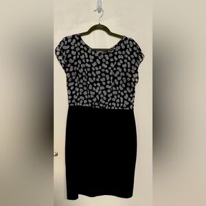 Alyx Navy Blue Polka Dot Dress